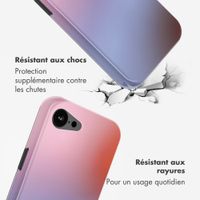 Selencia Coque arrière Vivid avec MagSafe Apple iPhone 17e / 16e - Gradient Soft Blush