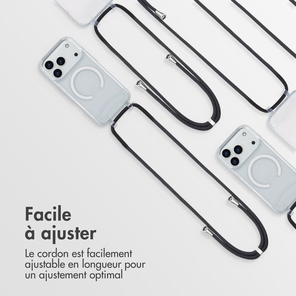 imoshion Coque MagSafe avec cordon amovible Apple iPhone 17 Pro - Transparent