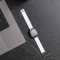 imoshion Bracelet en cuir magnétique Apple Watch | 44/45/46/49 mm - Blanc