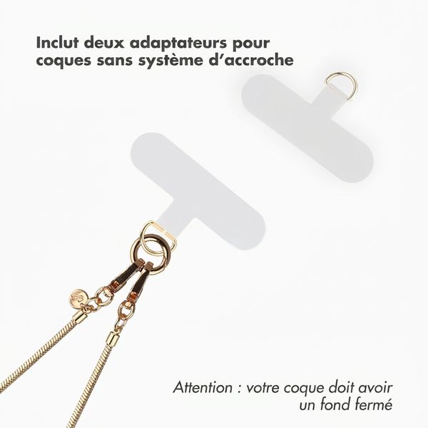 Selencia Sleek Chain (cordon extra long 145 cm) - Gold