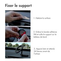 imoshion Support de téléphone pour voiture avec MagSafe - Tableau de bord - Noir