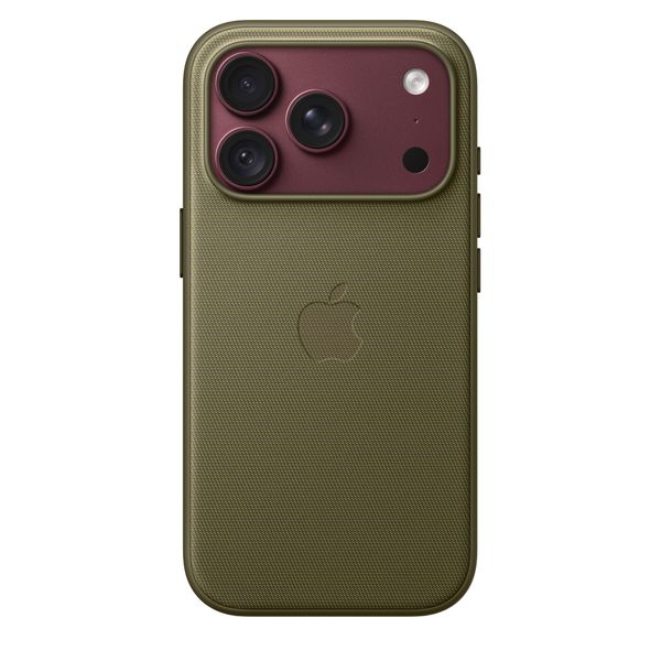 Apple Coque TechWoven avec MagSafe Apple iPhone 18 Pro - Olive