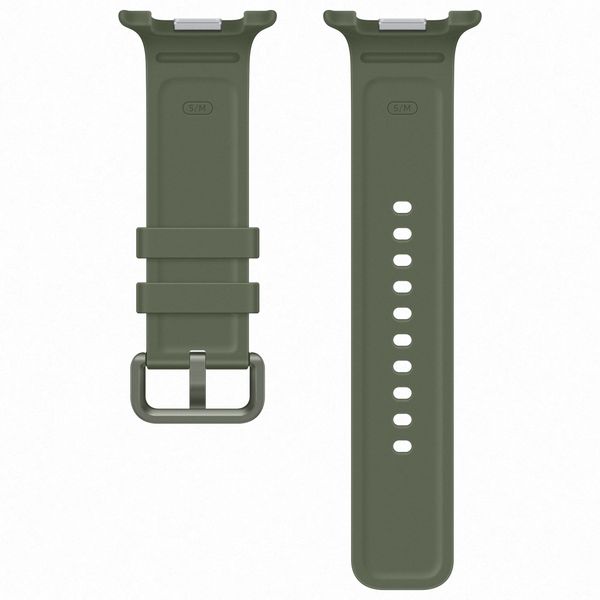 Samsung Bracelet Sport original Samsung Galaxy Watch 9 (40/44mm) / Watch 8 (40/44mm) / Classic (46mm) - Taille S/M - Olive