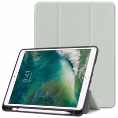 imoshion Coque tablette Trifold Apple iPad 6 (2018) 9.7 pouces / iPad 5 (2017) 9.7 pouces / Air 2 (2014)/Air 1 (2013) - Vert clair