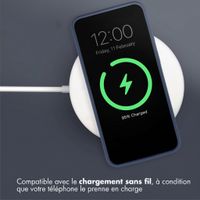Accezz Coque Liquid Silicone Samsung Galaxy A57 (5G) - Bleu foncé