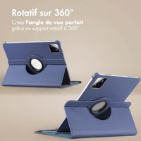 imoshion Coque tablette rotatif à 360° Xiaomi Pad 7 / 7 Pro / Poco Pad X1 - Bleu foncé