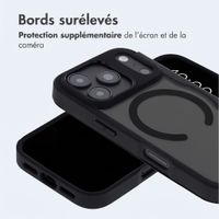 imoshion Bookcase transparente avec MagSafe Apple iPhone 18 Pro / 17 Pro - Noir