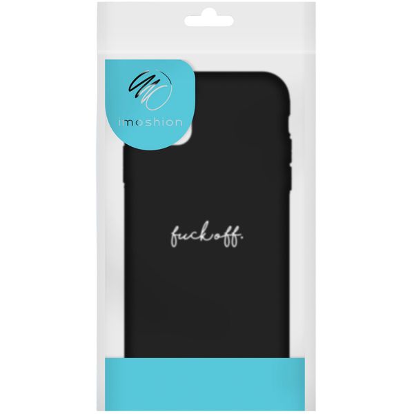 imoshion Coque Design Apple iPhone Xr - Fuck Off