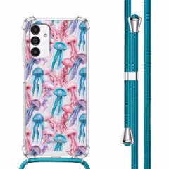 imoshion Coque Design avec cordon Samsung Galaxy A13 (5G) - Jellyfish Watercolor