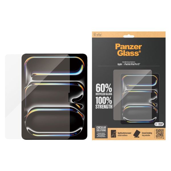 PanzerGlass Ultra Wide Fit Protection d'écran Apple iPad Pro 13 (2025) M5 / (2024) M4 / Air 13 pouces (2026) M4 / (2025) M3 / (2024) M2