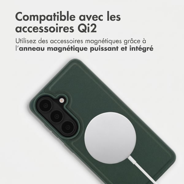Accezz Coque arrière Edge avec MagSafe Samsung Galaxy S26 - Vert