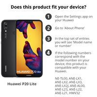 Accezz Étui de télephone Wallet Huawei P20 Lite - Noir