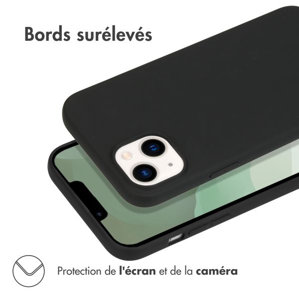 imoshion Coque Couleur Apple iPhone 14 Plus - Noir