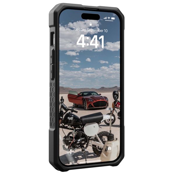 UAG Coque arrière Monarch Pro Apple iPhone 15 Pro - Kevlar Black