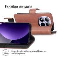 imoshion Étui de télephone portefeuille de luxe Xiaomi Redmi Note 15 Pro Plus (5G) - Marron