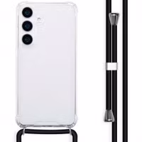 imoshion Coque arrière transparente avec cordon Samsung Galaxy S25 Plus - Noir