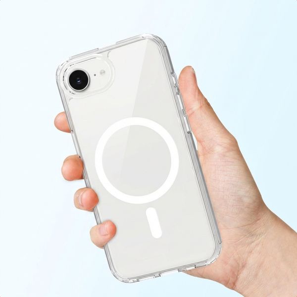 Accezz Coque arrière Xtreme Impact avec MagSafe Apple iPhone 17e / 16e - Transparent