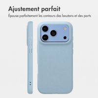 imoshion Coque arrière Texture Apple iPhone 18 Pro Max / 17 Pro Max - Bleu clair