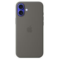 Apple Coque en silicone MagSafe Apple iPhone 16 Plus - Stone Gray