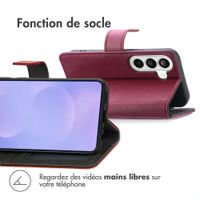 imoshion Étui de télephone portefeuille de luxe Samsung Galaxy S26 Plus - Bordeaux