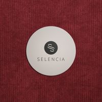 Selencia Pochette ordinateur Corduroy 15-16 pouces - Deep Burgundy
