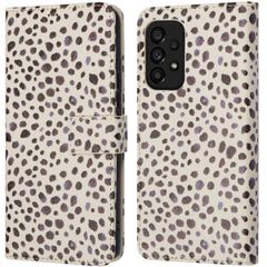 imoshion Étui de télephone portefeuille Design Samsung Galaxy A53 - Black And White Dots