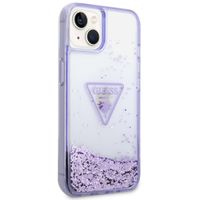 Guess Coque Liquid Glitter Apple iPhone 14 - Violet