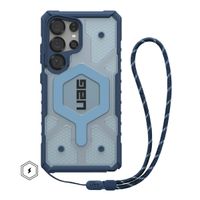 UAG Coque Pathfinder MagSafe avec dragonne Samsung Galaxy S25 Ultra - Clear / Blue
