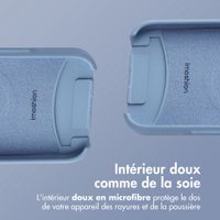 imoshion Coque arrière Color avec cordon amovible et MagSafe Apple iPhone 16 Pro - Ash Blue