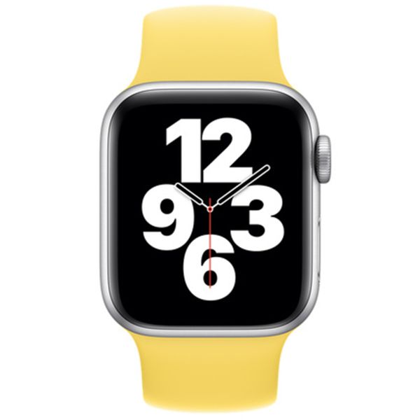 Apple Bracelet Boucle unique en Silicone Apple Watch | 38/40/41/42 mm - Taille 7 - Ginger