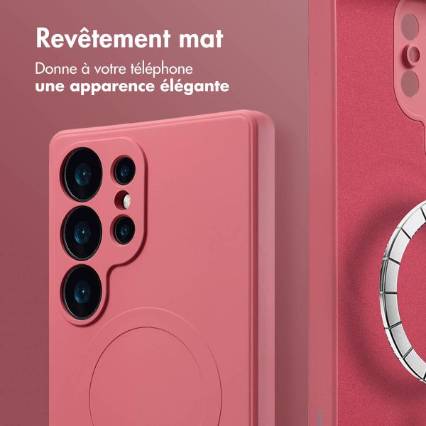 imoshion Coque Couleur avec MagSafe Samsung Galaxy S25 Ultra - Dusty Rose
