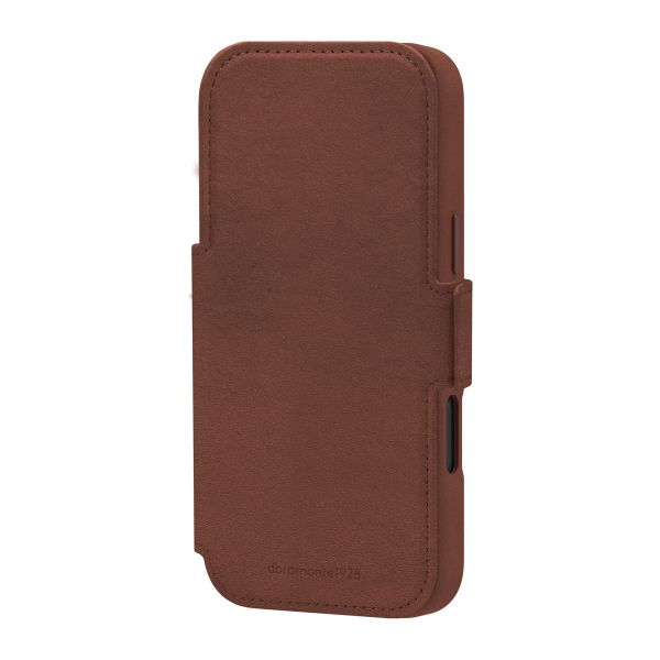 dbramante1928 Étui de téléphone portefeuille Lynge MagSafe Apple iPhone 17 Pro / 17 Pro Max - Dark Tan