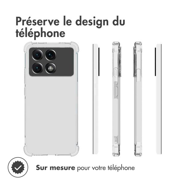 imoshion Shockproof Case Xiaomi Poco X6 Pro - Transparent