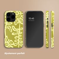 Selencia Coque arrière Vivid avec MagSafe Apple iPhone 15 Pro - Chalky Bloom