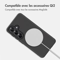 imoshion Coque arrière Color avec Thin MagSafe Ring Samsung Galaxy S25 / S24 - Noir
