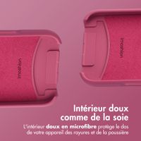 imoshion Coque arrière Color avec cordon amovible et MagSafe Apple iPhone 16 - Raspberry
