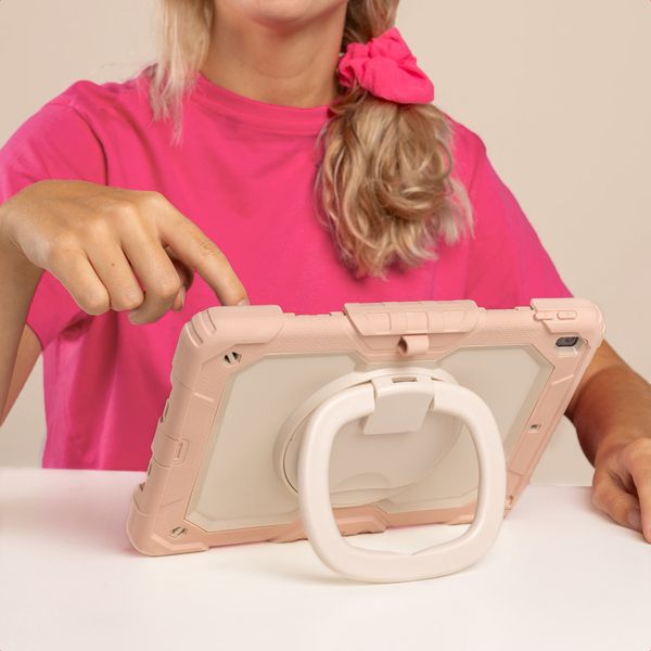 imoshion Coque tablette kidsproof Rugged Apple iPad 11 (2025) 11 pouces A16 / iPad 10 (2022) 10.9 pouces - Rose clair