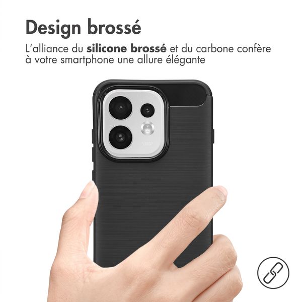imoshion Coque Brushed Oppo Reno 16 / 16 Pro - Noir