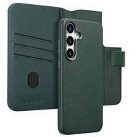 Accezz Étui de télephone portefeuille en cuir 2-en-1 avec MagSafe Samsung Galaxy S25 Plus - Cedar Green
