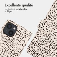 imoshion Étui de télephone portefeuille Design Apple iPhone 13 - Desert Dots