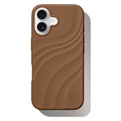 iDeal of Sweden Coque Soft Swirl Silicone MagSafe Apple iPhone 16 - Salted Caramel