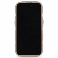 Holdit Coque Wavy Apple iPhone 15 Pro Max - Mocha Brown / Transparent