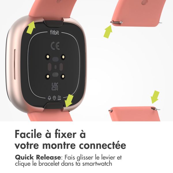 imoshion Bracelet silicone Fitbit Versa / Versa 2 / Versa Lite - Taille S - Grapefruit