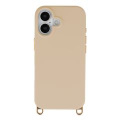 Selencia Coque arrière Rivièra avec MagSafe avec crochets amovibles Apple iPhone 16 - Milky Latte