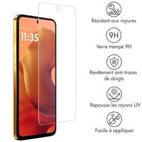 Accezz Protection d'écran en verre trempé Motorola Moto G15 / G15 Power