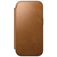 Nomad Étui de télephone portefeuille Modern Leather Folio Apple iPhone 18 Pro / 17 Pro - English Tan