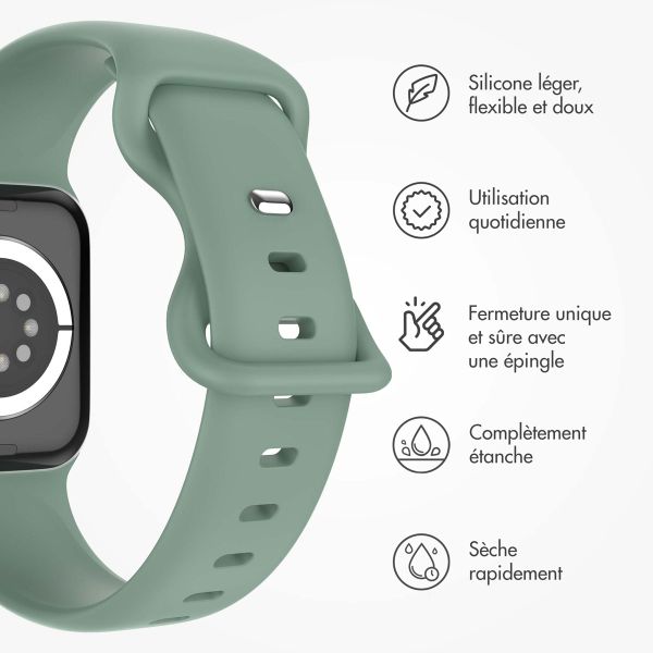 imoshion Bracelet en silicone⁺ Apple Watch | 38/40/41/42 mm - Taille S/M - Pine