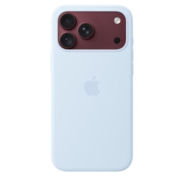 Apple Coque en silicone avec MagSafe Apple iPhone 18 Pro Max - Crisp Blue