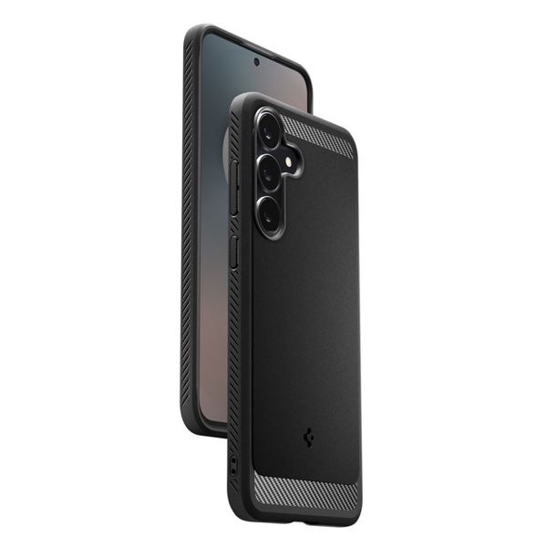 Spigen Coque Rugged Armor Samsung Galaxy S25 FE - Matte Black