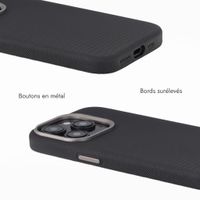 Accezz Coque arrière Mesh avec MagSafe Apple iPhone 15 Pro - Noir